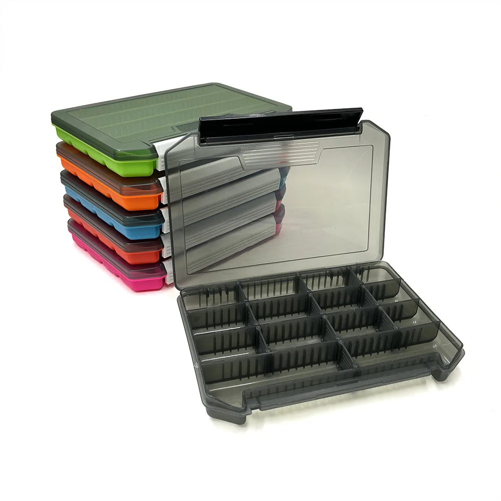 Fish Finder Case - Plastic Fishing Tackle Box Multiple Insert