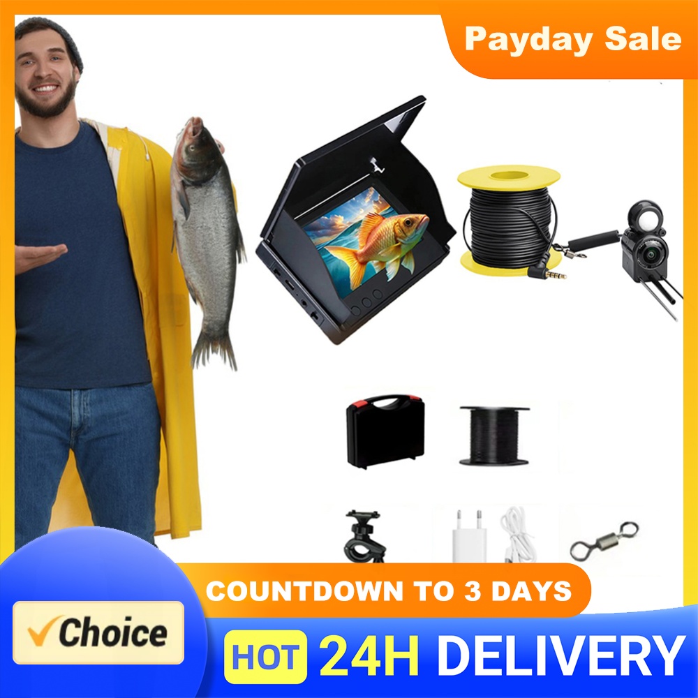 Underwater Fishing Camera 4.3  - đánh giá và giá Fish Finder Portable