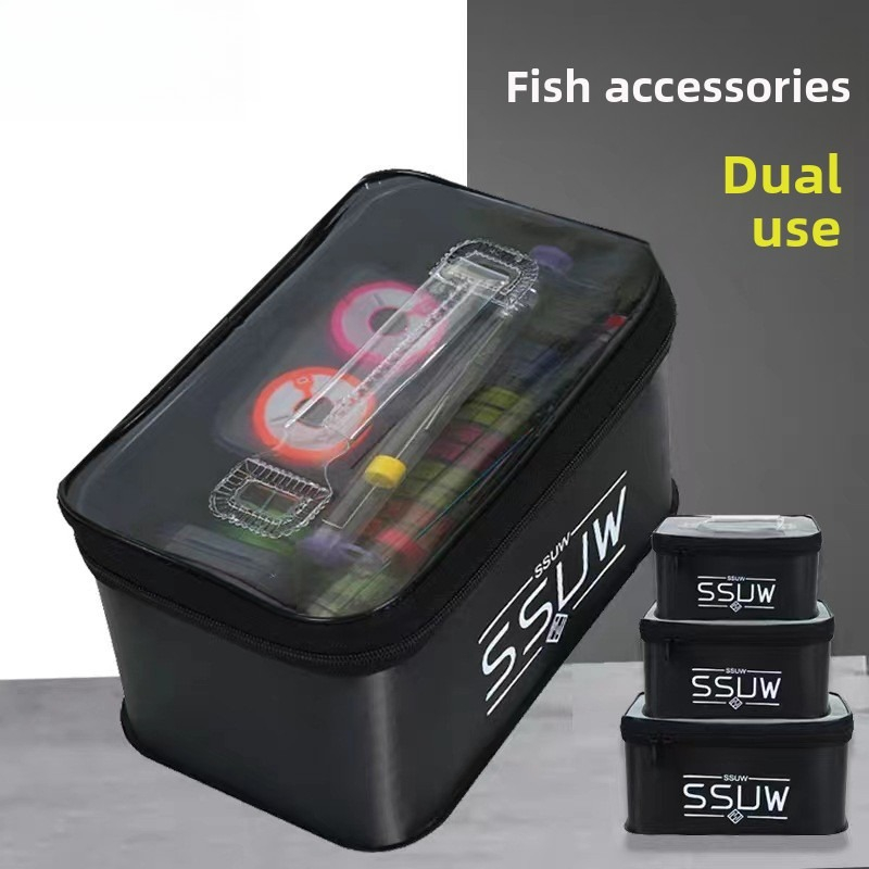 Portable EVA Fishing Tackle Bo - đánh giá và giá Fish Finder Case