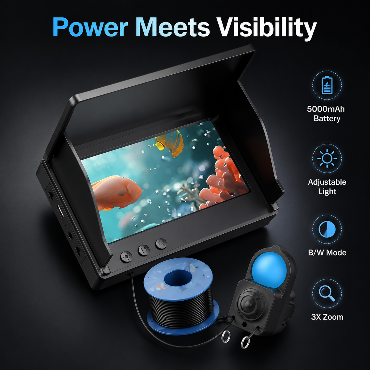 HD Underwater Fishing Camera 4 - đánh giá và giá Fish Finder Portable